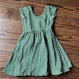 Alice + Ames Green Gingham Dress 3T